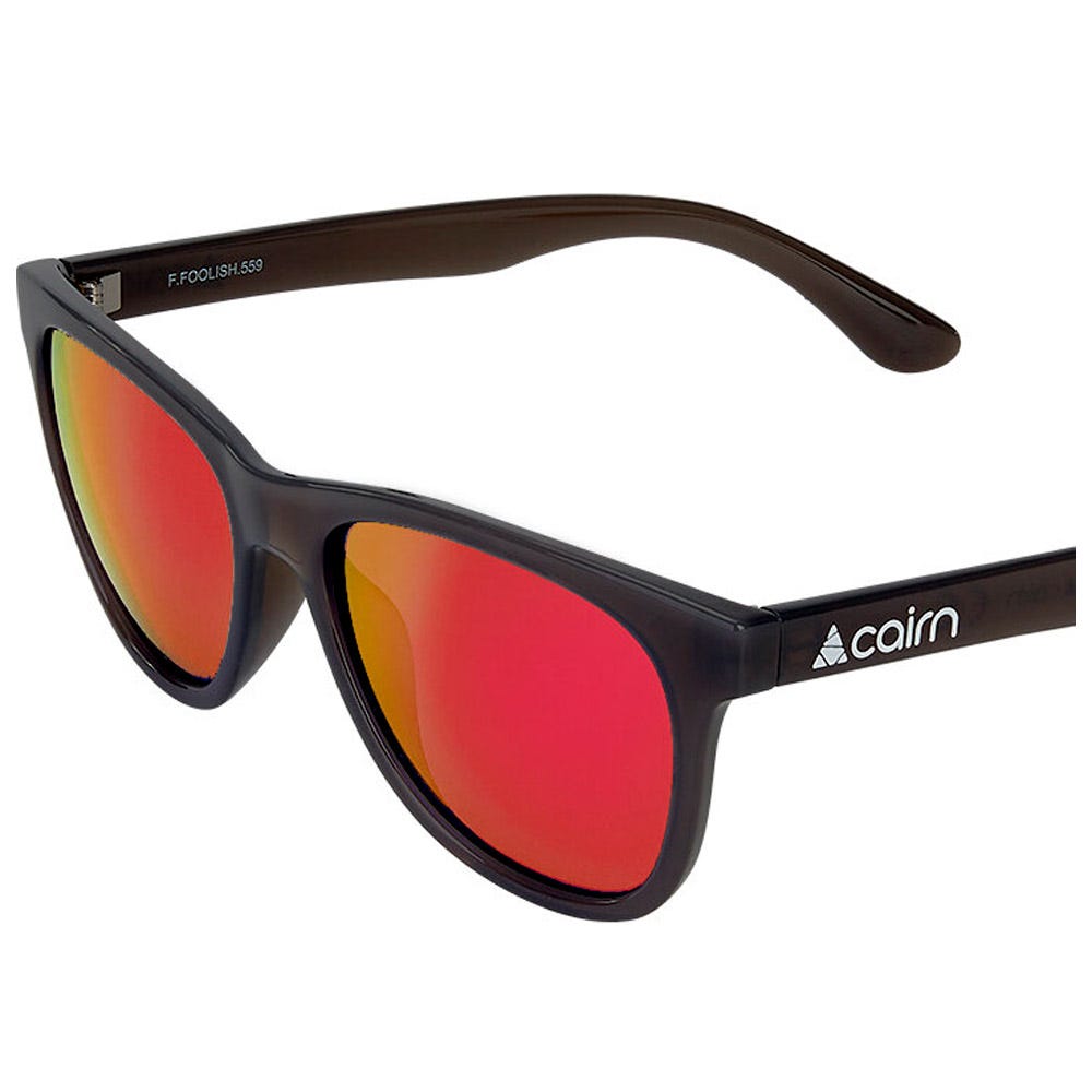 Foolish Mat Black Red Polarized