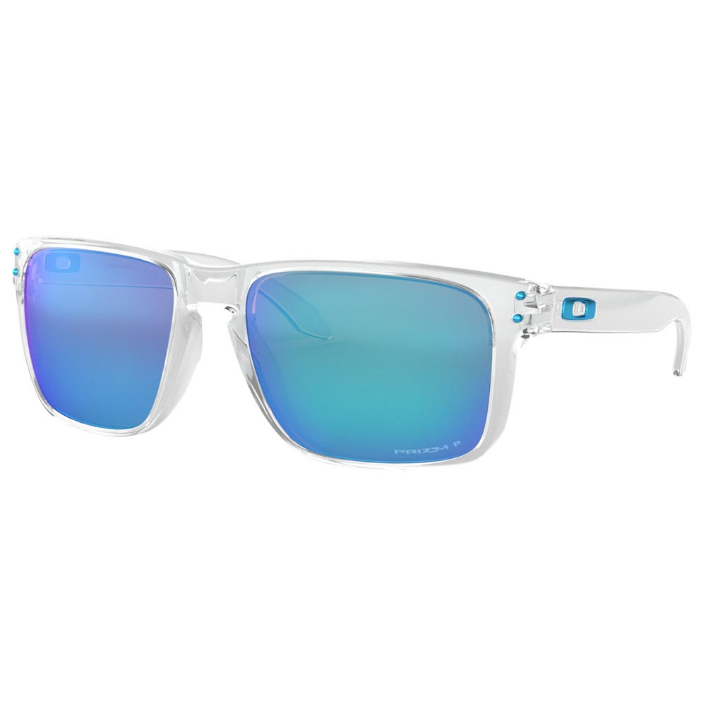 Holbrook XL Polished Clear Prizm Sapphire Polarized