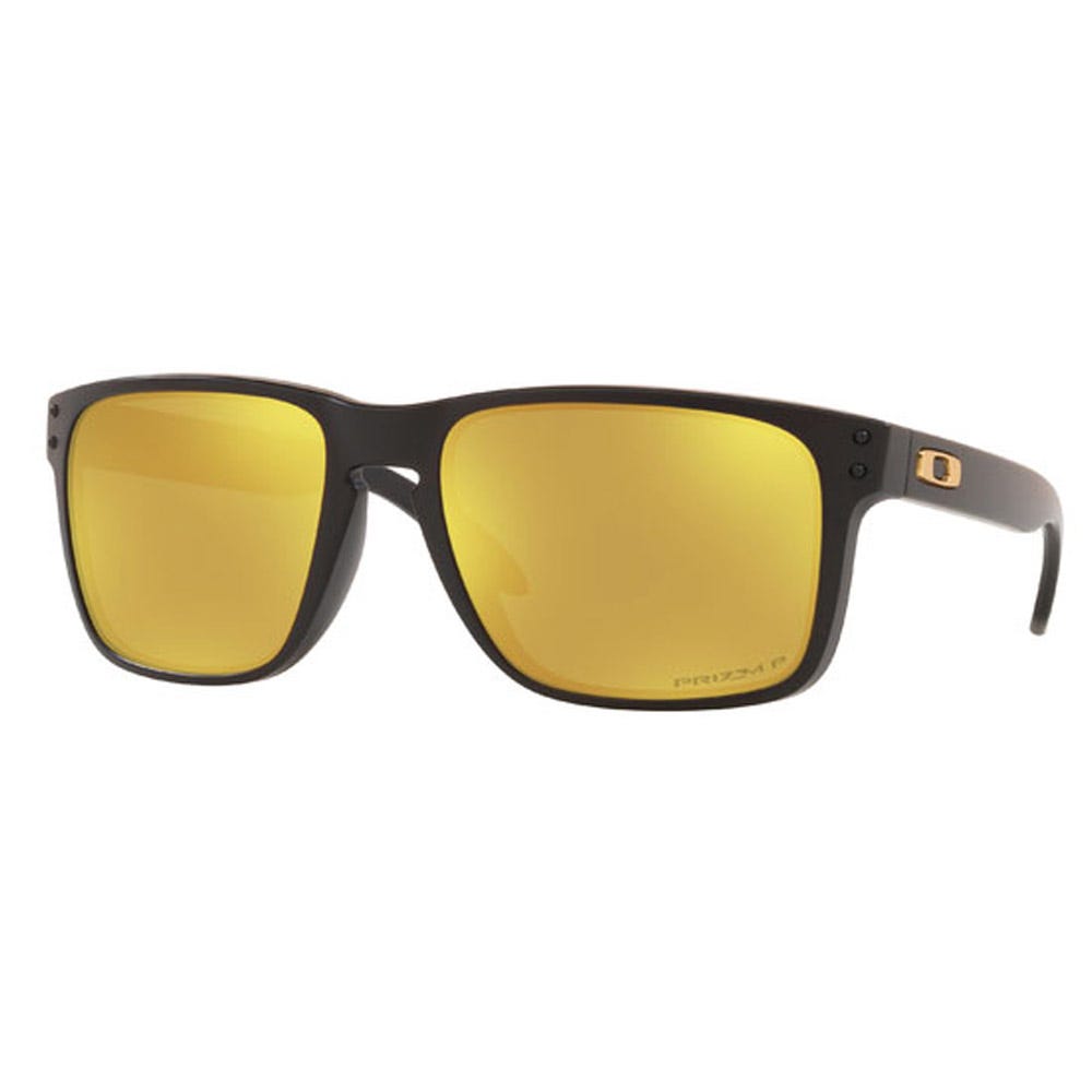 Holbrook XL Matte Black Prizm 24K Polarized