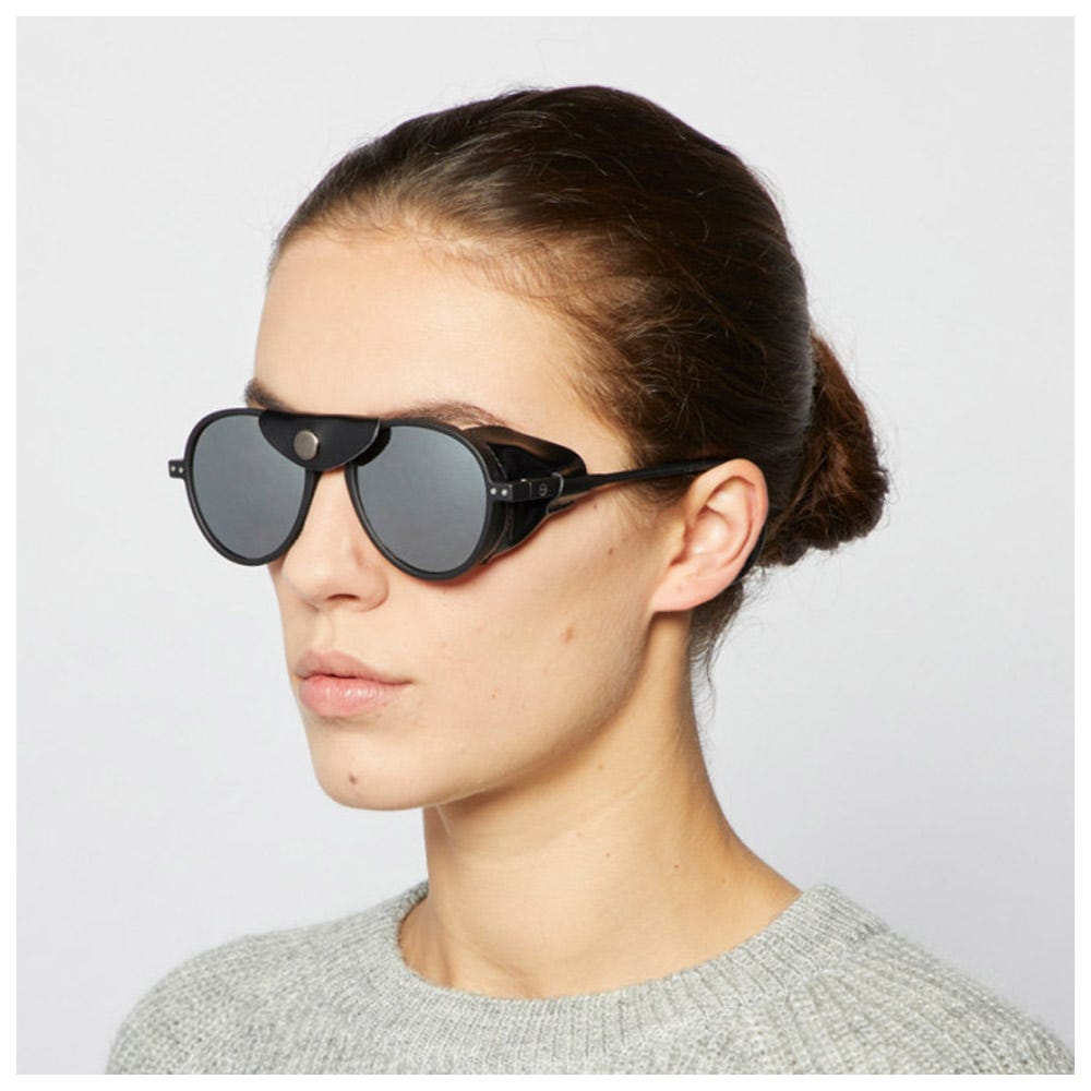 Sun Glacier Plus Black Black Lens Cat 4