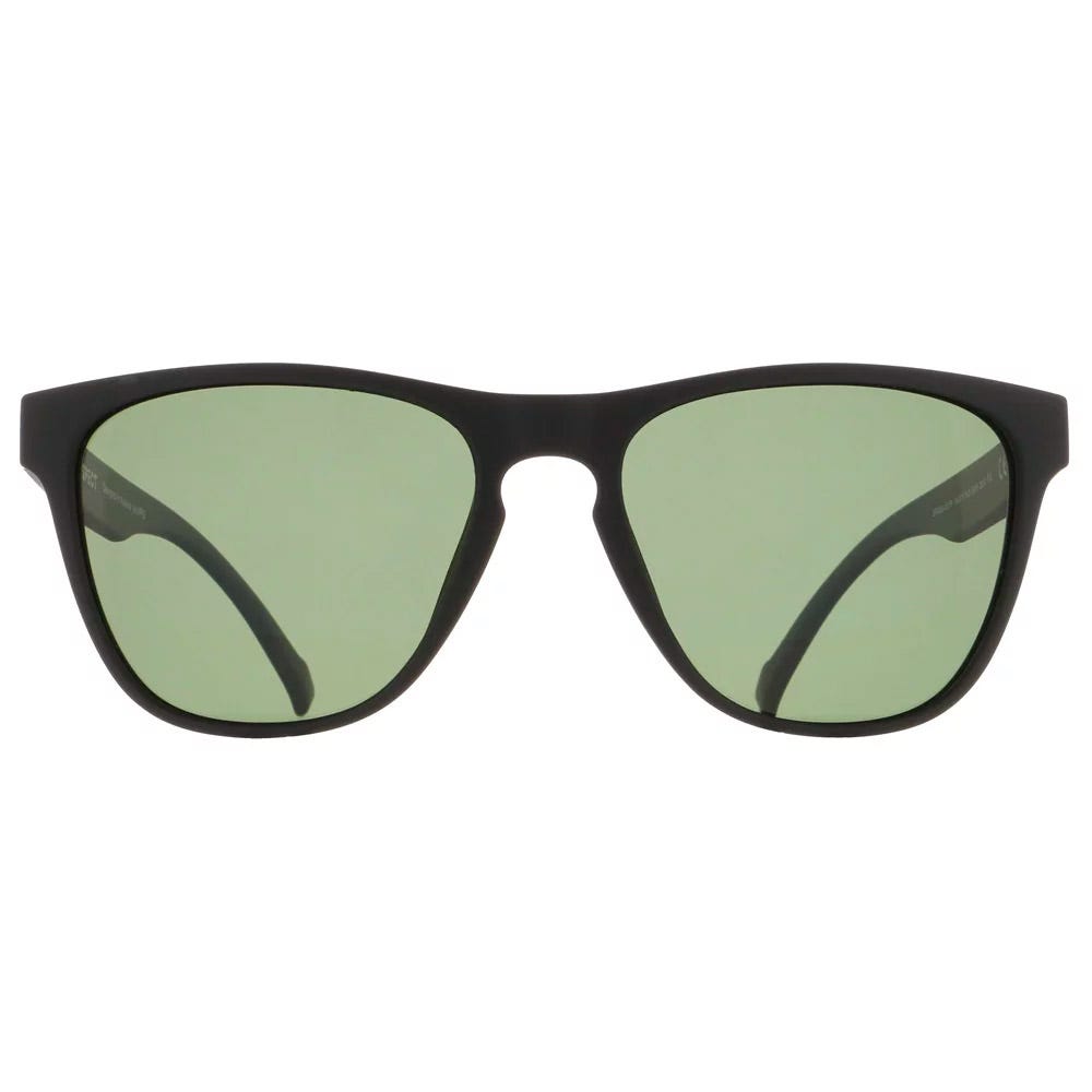 Spark Matt Black Green Polarized