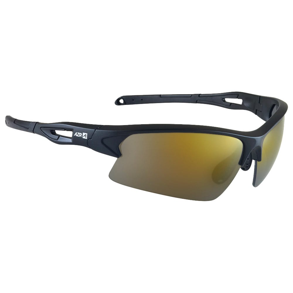 Huez Noire Mate Gold Miroir