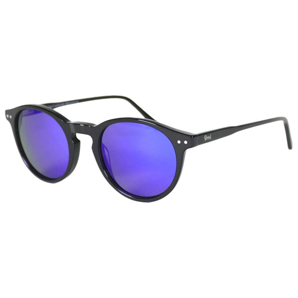 California Matte Black Blue Mirror Polarized