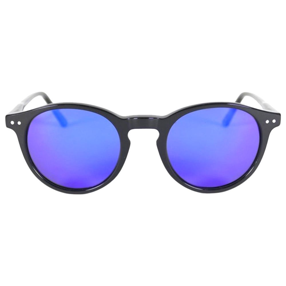 California Matte Black Blue Mirror Polarized