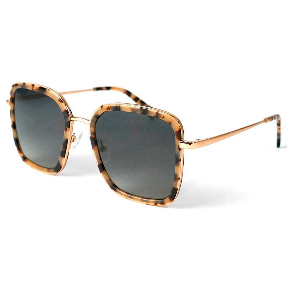 Paloma Shiny Gold Tortoise Wild Gradient Grey Polarized