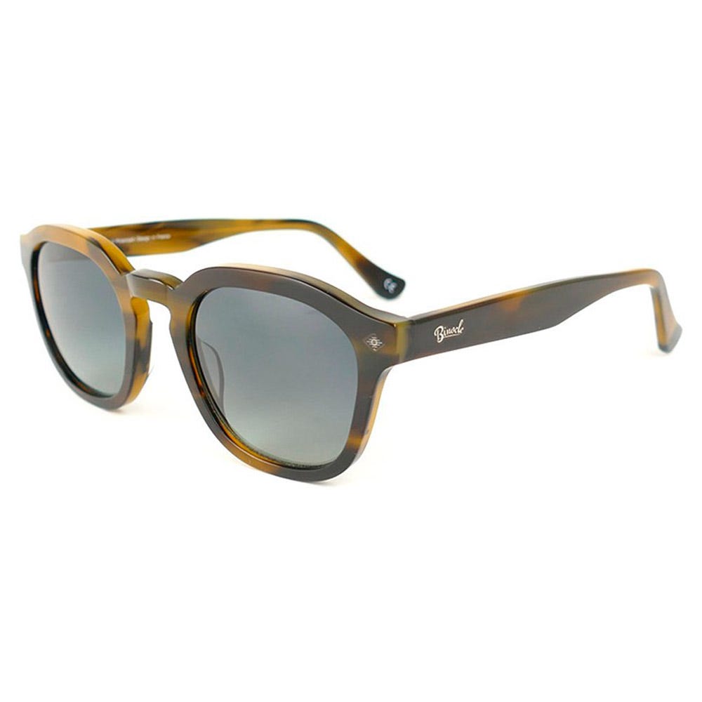 James Shiny Wood Tortoise Gradient Grey Polarized