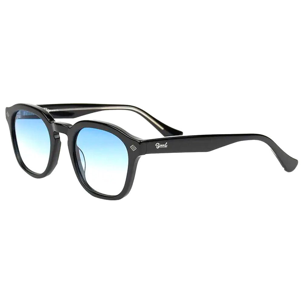 James Shiny Black Blue Polarized