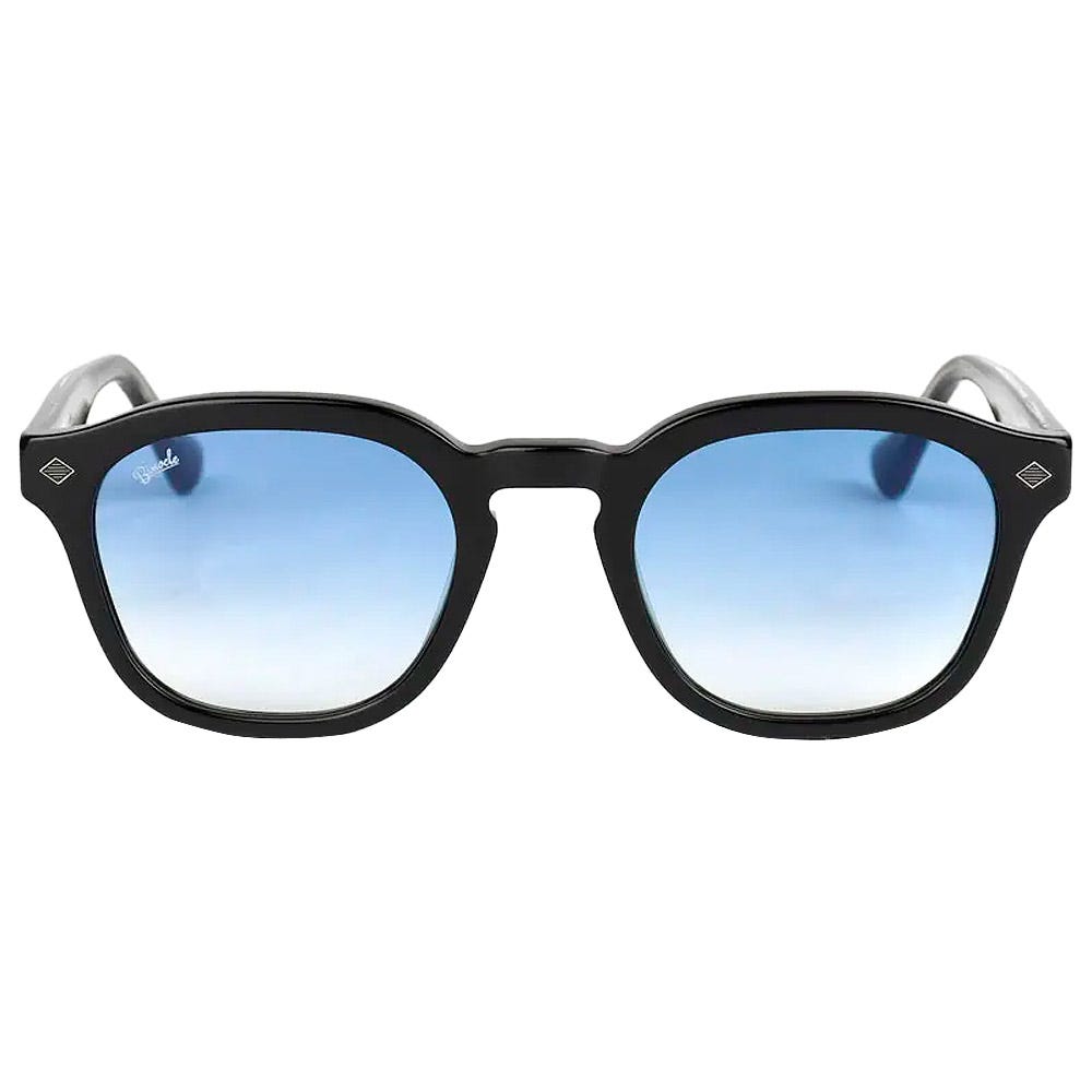 James Shiny Black Blue Polarized