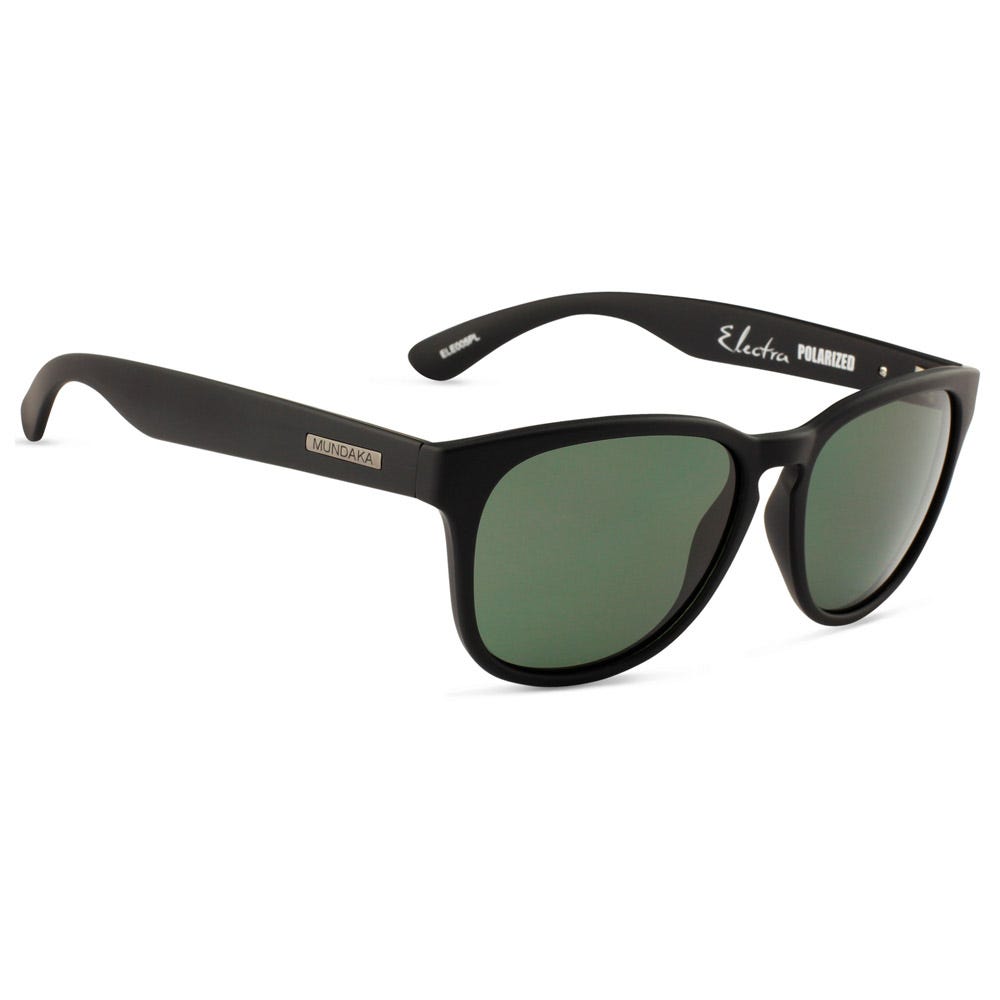Electra Matte Black Green Polarized