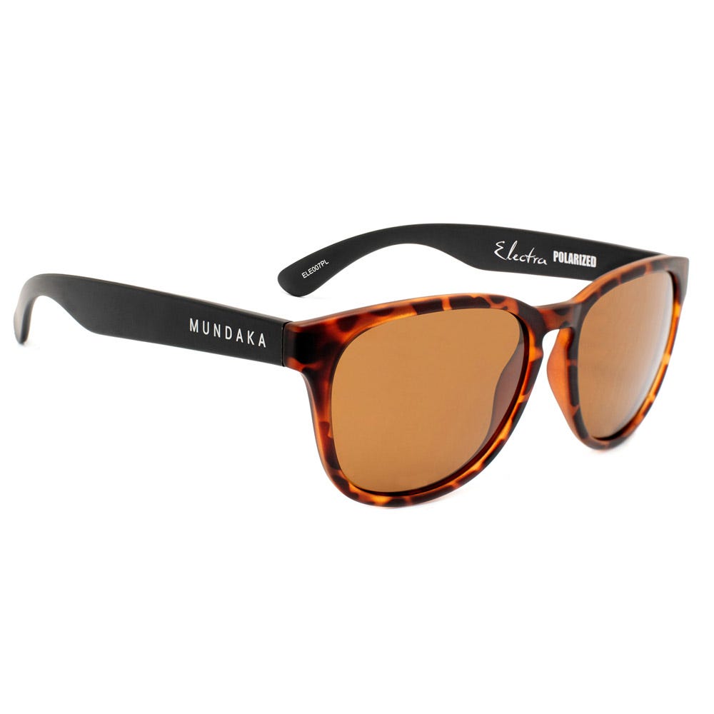 Electra Matte Black Brown Tortoise Bronze Polarized