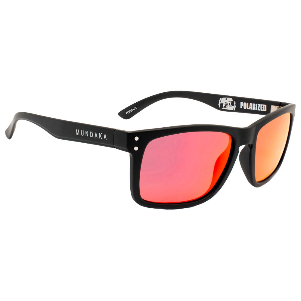 Pozz' Black Smoke Cx Polarized Red Revo