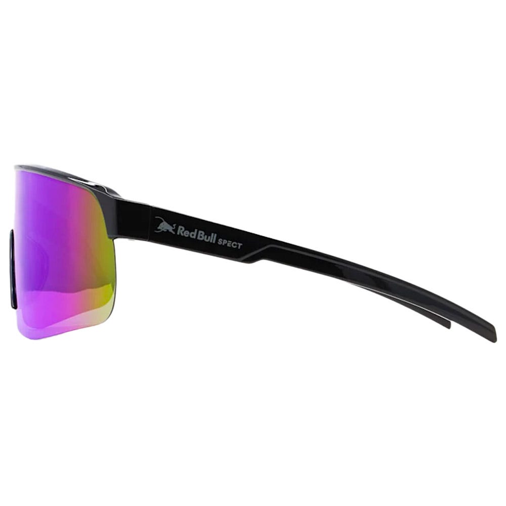 Dakota Shiny Black Smoke Purple Green Mirror