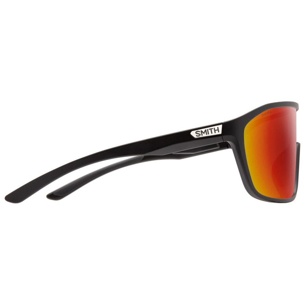 Boomtown Matte Black Chromapop Red Mirror