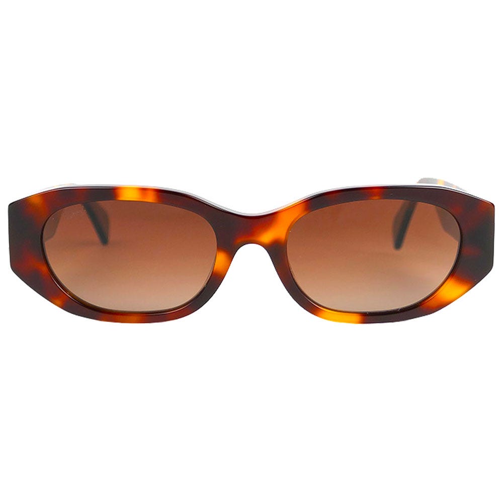 Lena Shiny Tortoise Gradient Brown Polarized