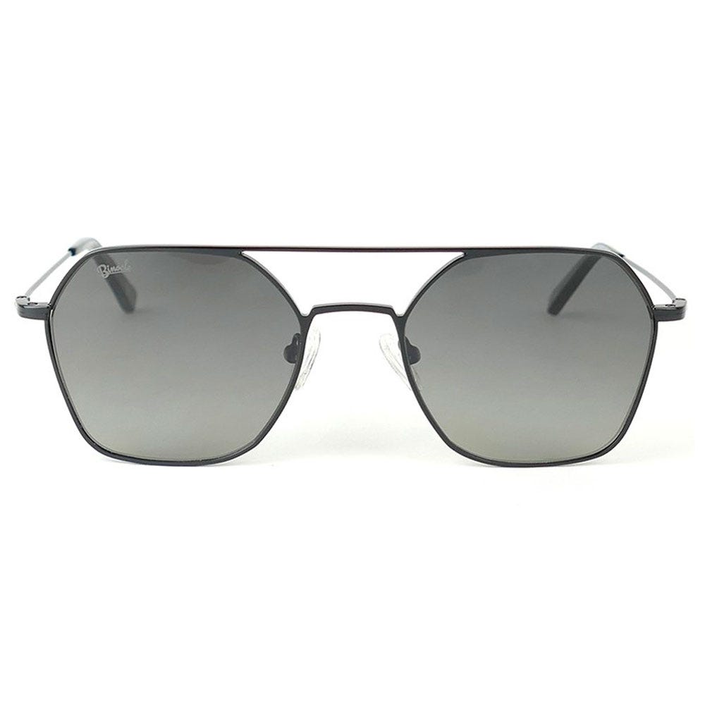 Lewis Black Mat Gradient Grey Polarized