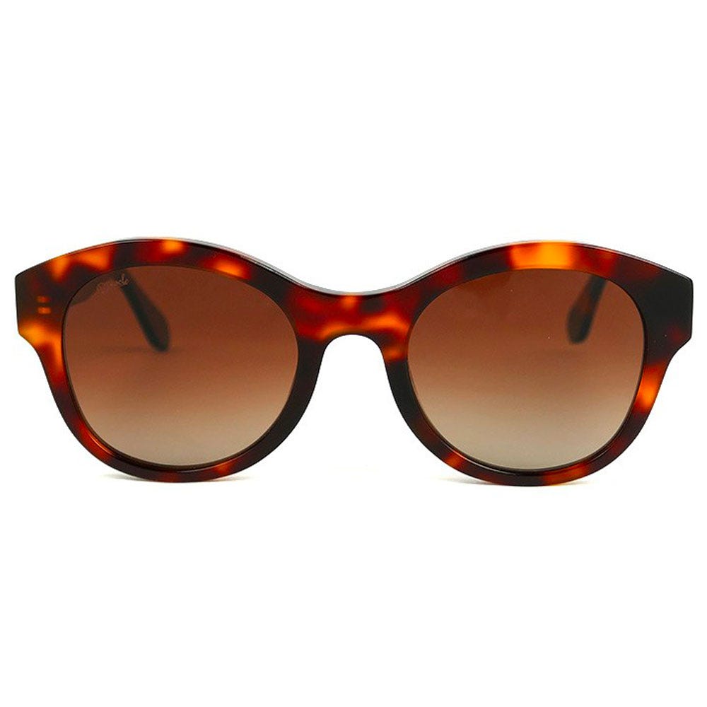 Sophia Shiny Tortoise Gradient Brown Polarized