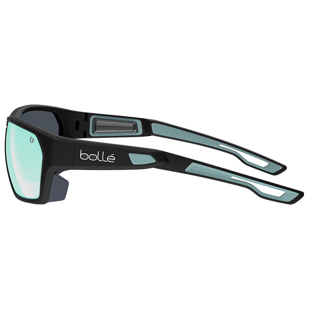 Airfin Matte Black Ocean Sky Blue Polarized