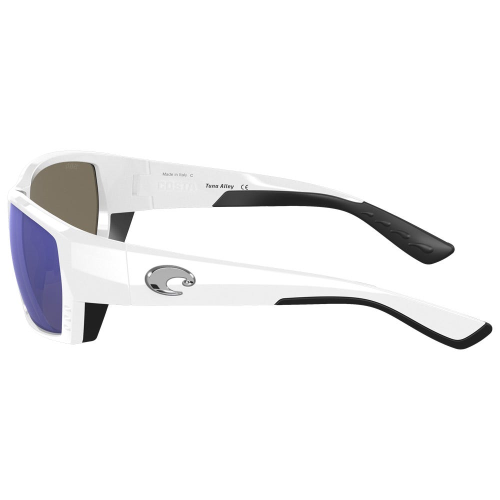 Tuna Alley White Blue Mirror Polarized