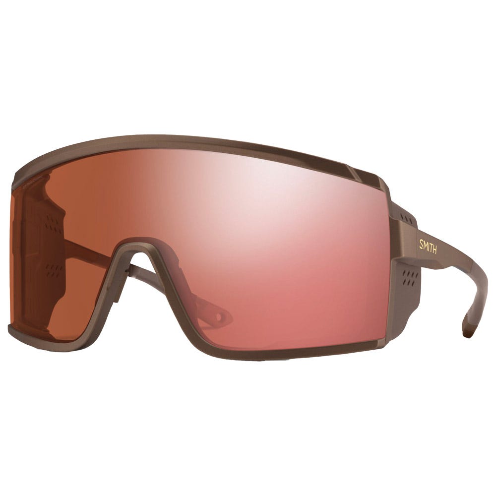 Pursuit Matte Gold Dust Chromapop Glacier Photochromic Rose Gold Mirror + Clear