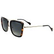 Carla Shiny Gold Black Gradient Grey Polarized
