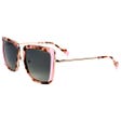 Carla Shiny Gold Pink Gradient Grey Polarized