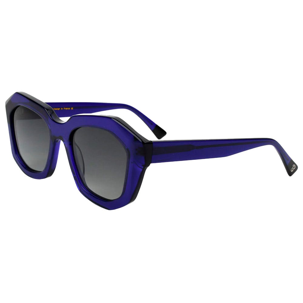 Valentina Shiny Purple Grey Polarized