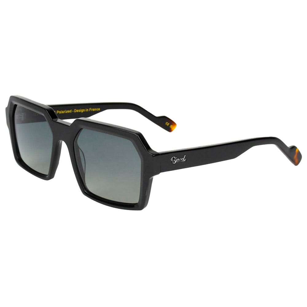 Tyler Shiny Black Gradient Grey Polarized