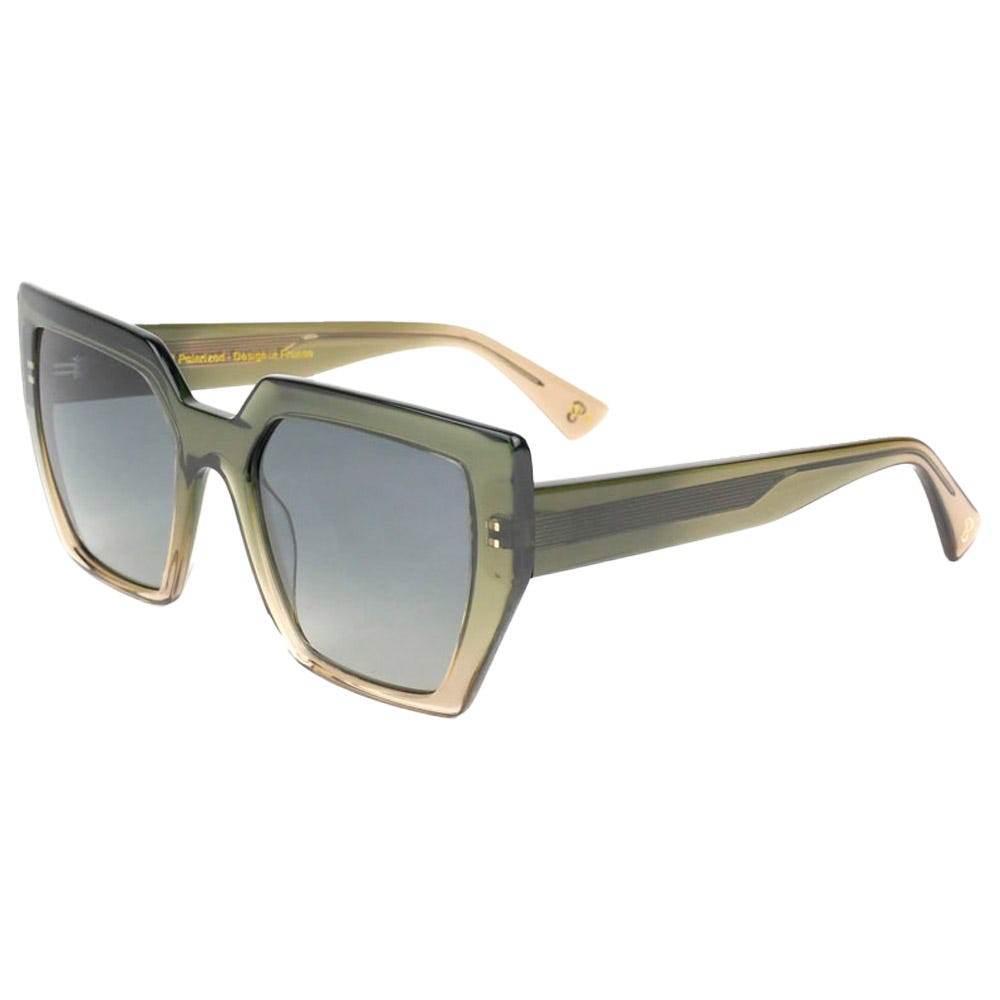 Victoria Shiny Gradient Kaki Brown Gradient Grey Polarized