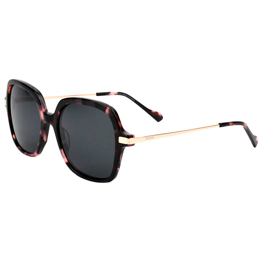 Marbella Shiny Gold Pink Tortoise Gradient Grey Polarized
