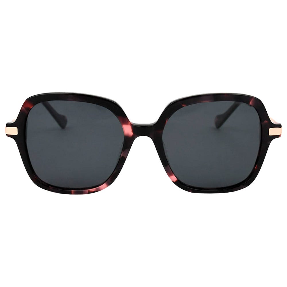 Marbella Shiny Gold Pink Tortoise Gradient Grey Polarized