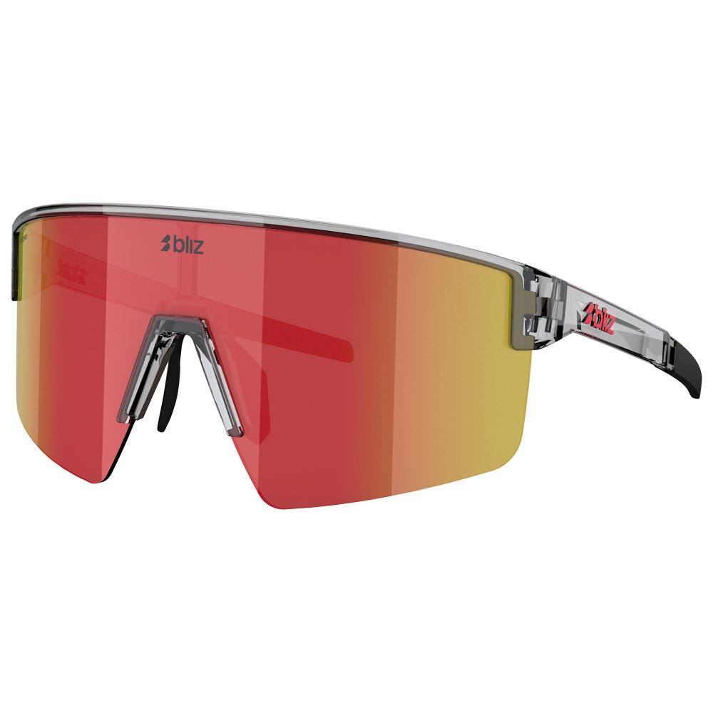 P004 Transparent Dark Grey Brown Red Multi