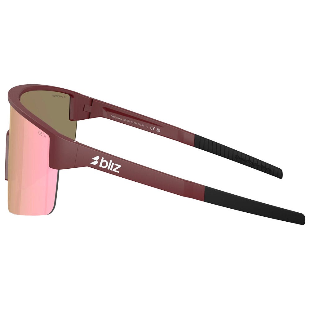 P004 Small Matte Burnt Lake Brown Pink Multi