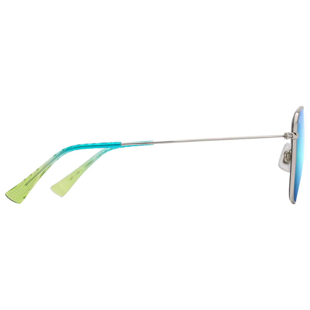 Olali Asian Fit Argent Brillant Bleus Verts Bleu Hawaï MauiPure