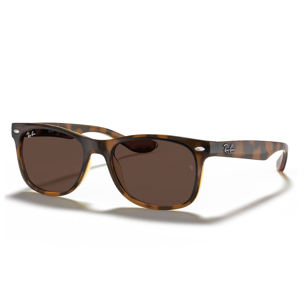 New Wayfarer Kids Polished Black Dark Green