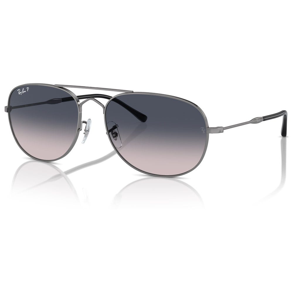 RB3735 Bain Bridge Polished Gunmetal Polar Blue
