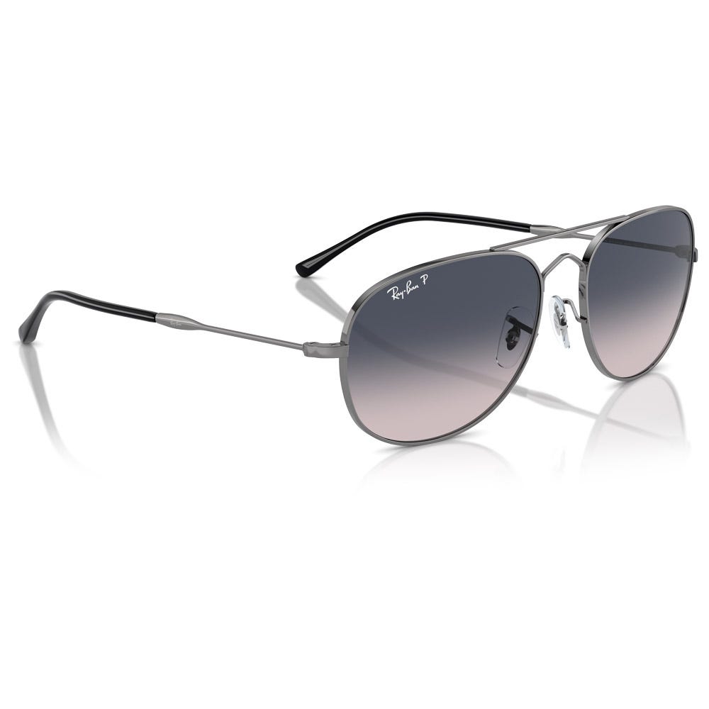 RB3735 Bain Bridge Polished Gunmetal Polar Blue