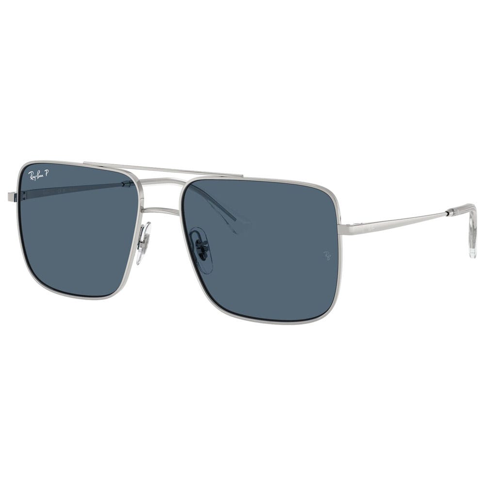 RB3758 Ari Polished Silver Polar Blue