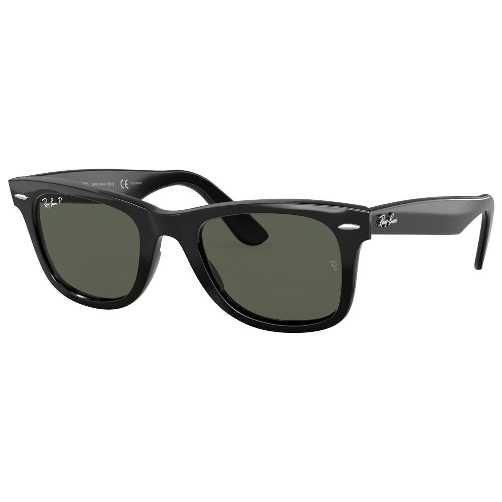 RB2140 Original Wayfarer Classic Polished Black Polar Green