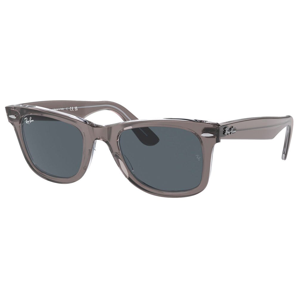 RB2140 Original Wayfarer Classic Polished Grey Transparent Blue