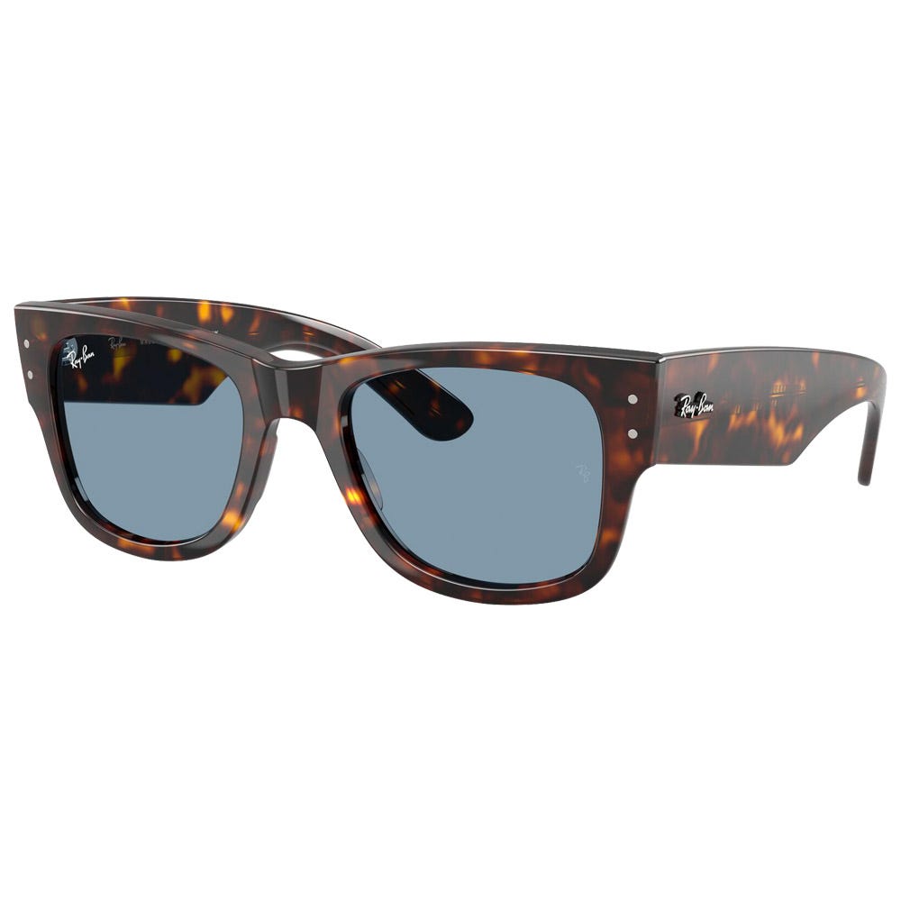 RB0840S Mega Wayfarer Polished Havana Blue