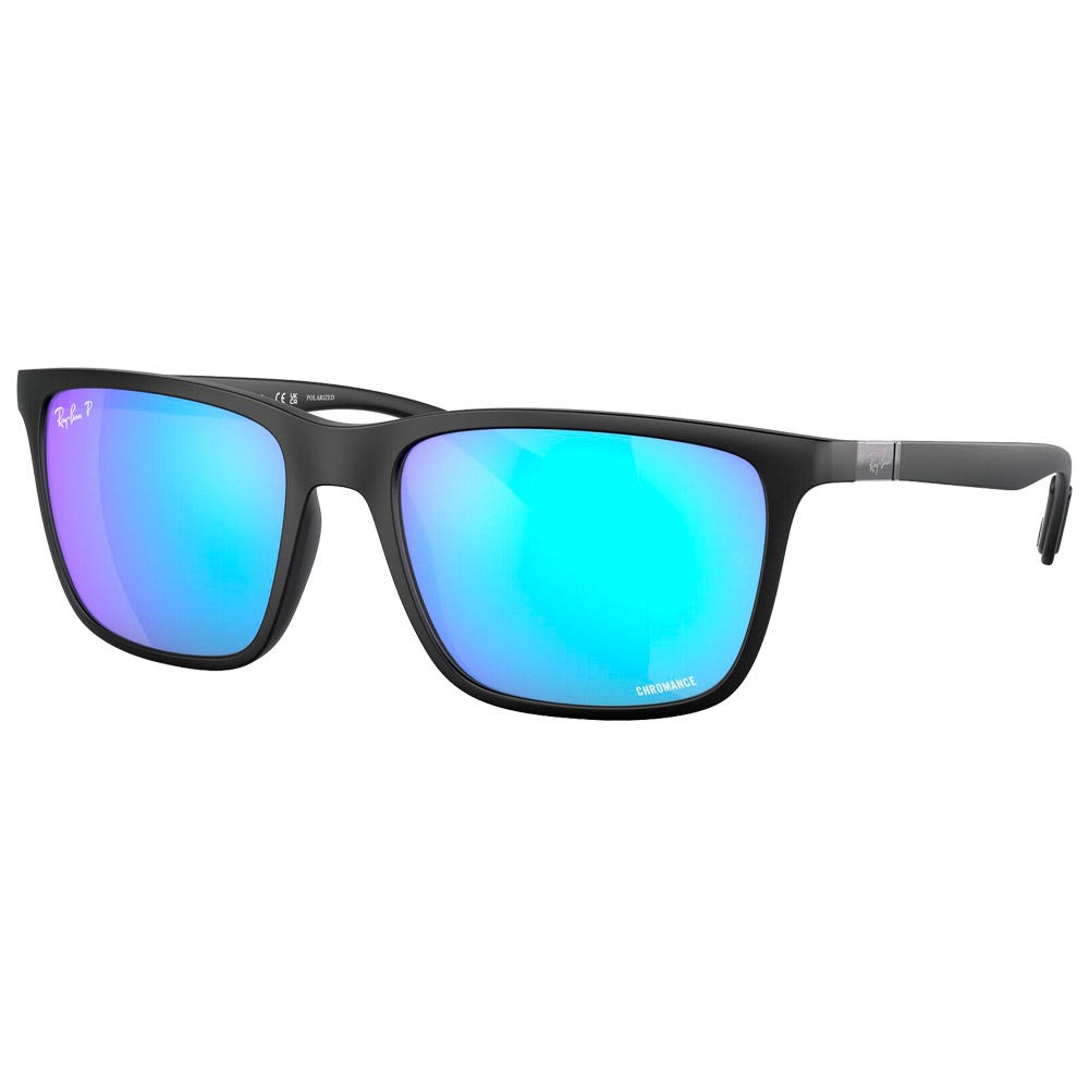 RB4385 Matte Black Chromance Polar Green Blue