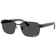 RB3751CH Polished Black Chromance Dark Grey Polar