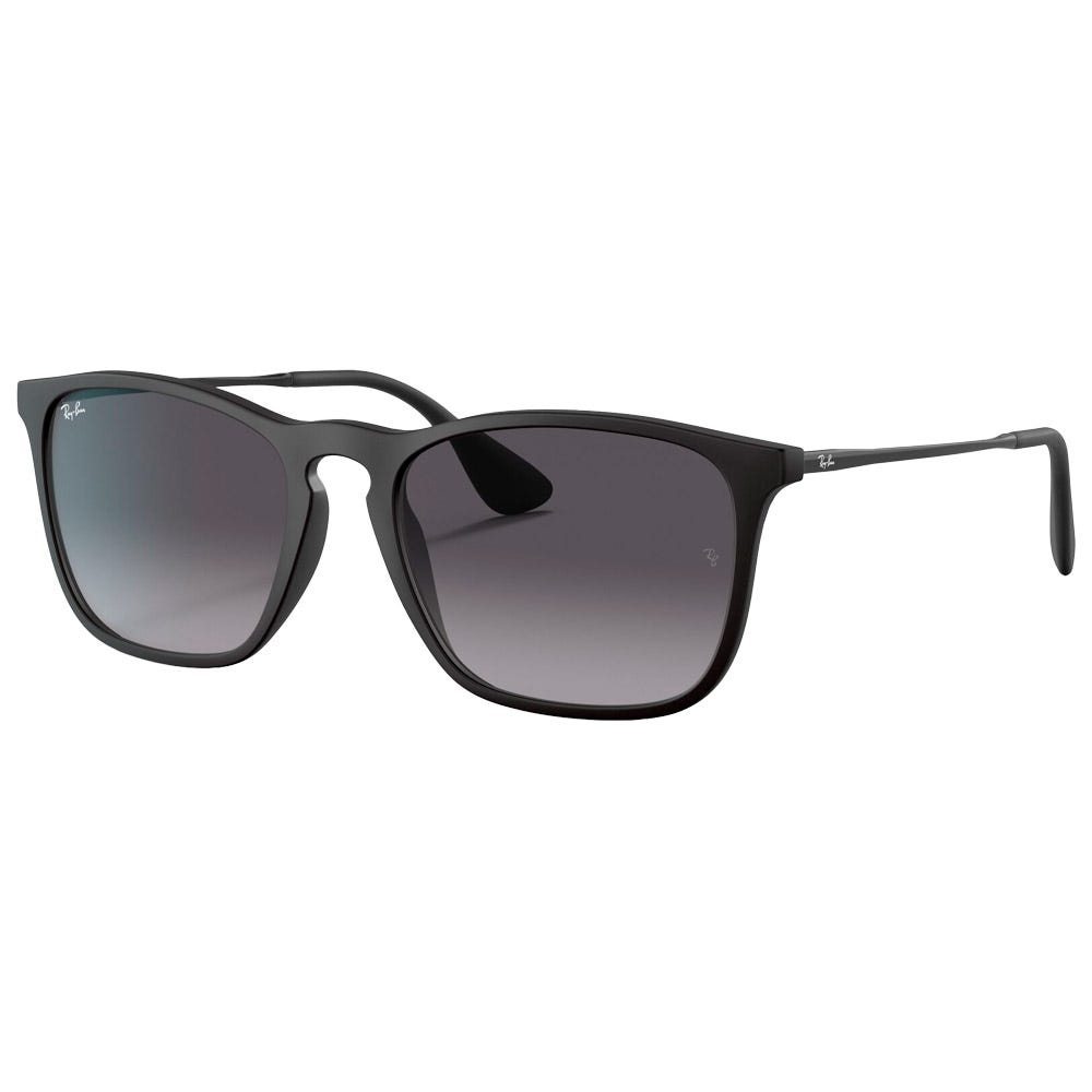 RB4187 Chris Matte Rubber Black Dark Grey Gradient