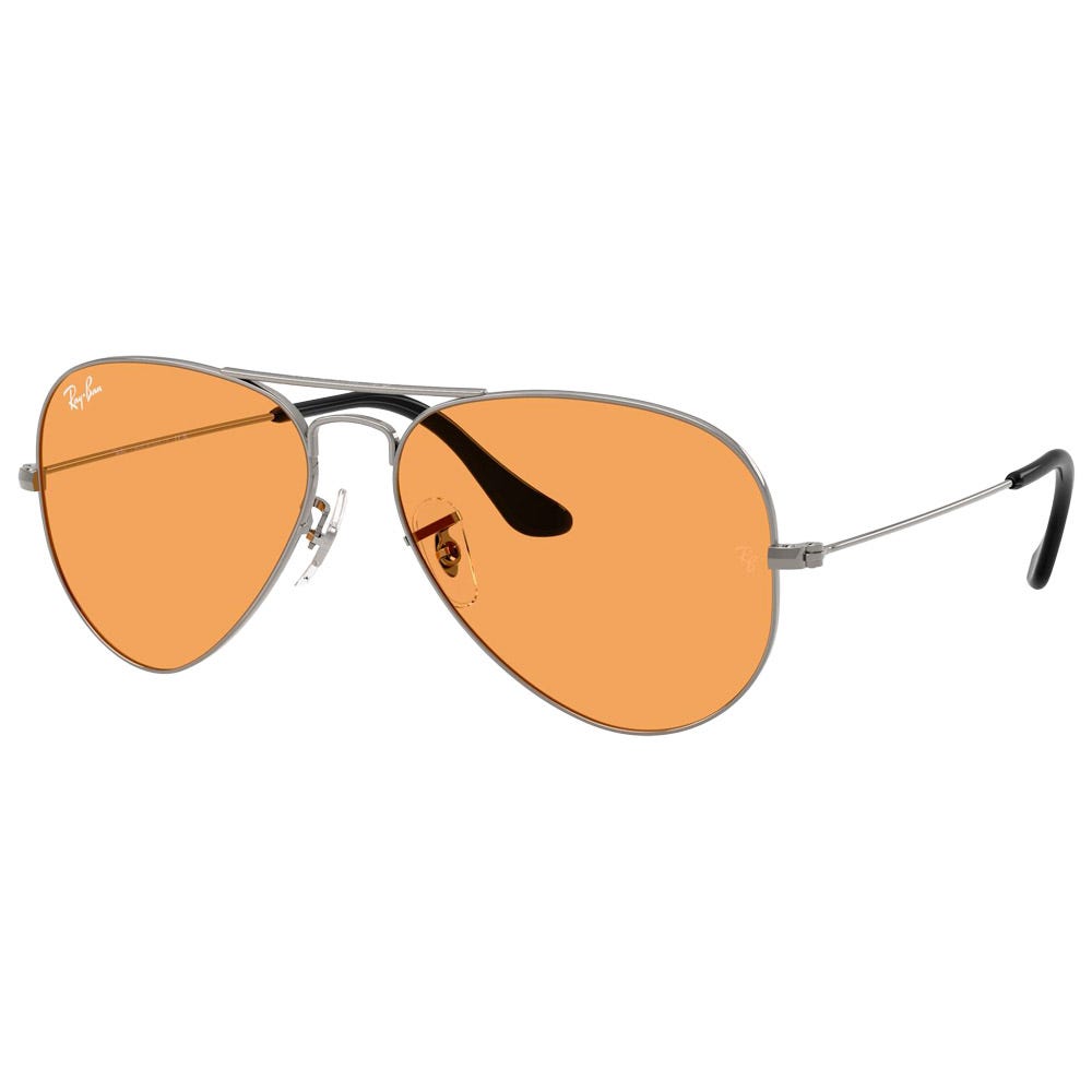 RB3025 Aviator Summer Capsule Polished Gunmetal Orange