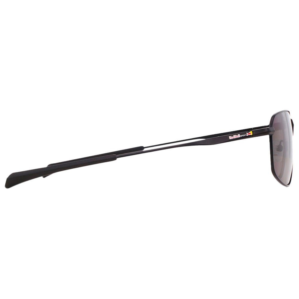 Redms Rectangular Metal Matt Black Smoke Polarized