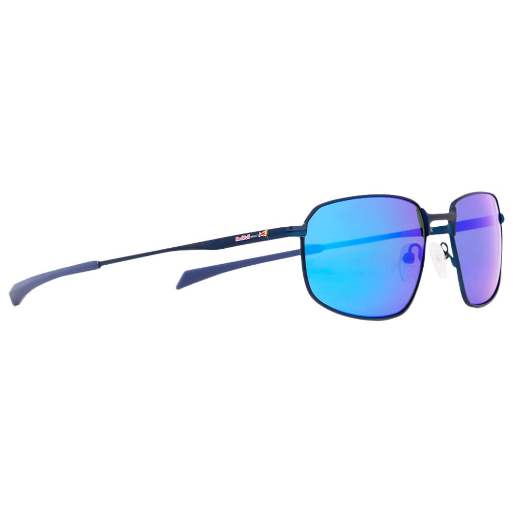 Redms Rectangular Metal Matt Blue Smoke Blue Mirror Polarized