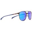 Redms Pilot Matt Gun Blue Smoke Blue Mirror Polarized