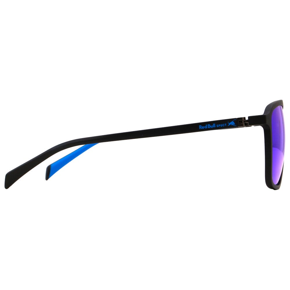 Redps Square Matt Black Smoke Blue Mirror Polarized