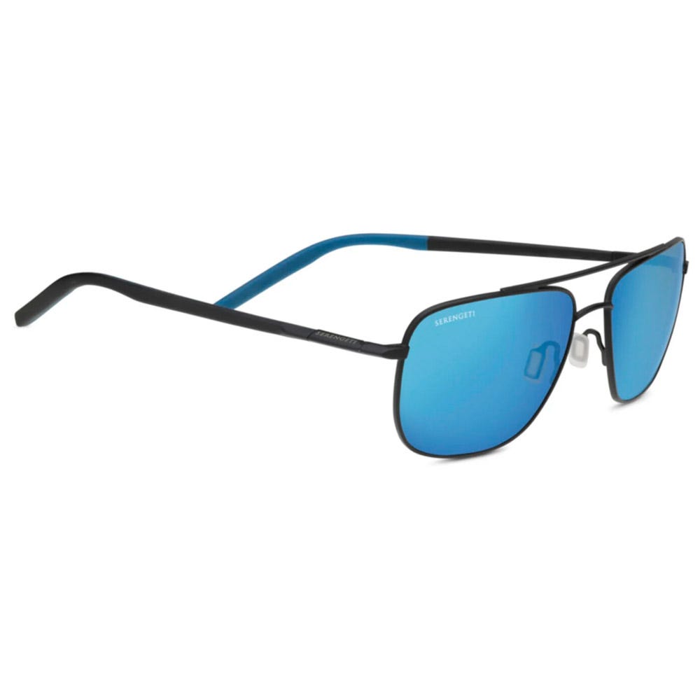 Tellaro Matte Black Blue Mineral Polarized 555nm Blue