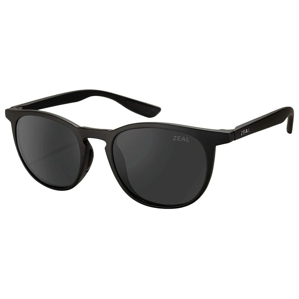 Juno Matte Black Ellume Polarized Dark Grey